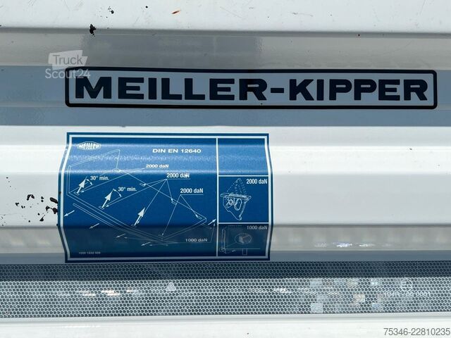 Traktors MAN L90 18.284 4x4 LOF Kipper/Kran/47 tkm/HA gelenkt