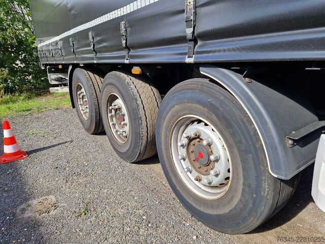 Otvorena poluprikolica sa ceradom WIELTON Curtainsider NS-3 K schwarz, Edscha, Liftachse