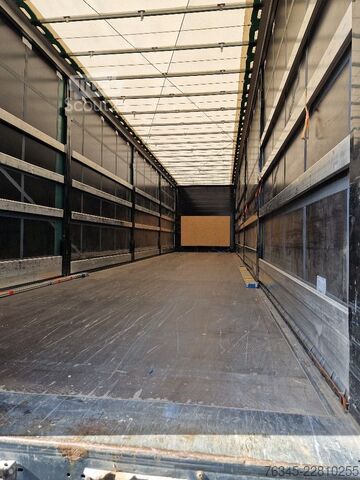 Otvorena poluprikolica sa ceradom WIELTON Curtainsider NS-3 K schwarz, Edscha, Liftachse