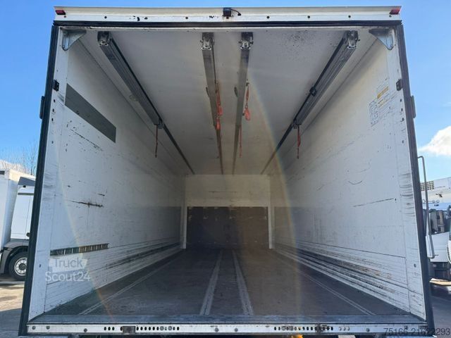 Box truck MERCEDES-BENZ ACTROS 1830 L Koffer 7 m LBW 2 T*LASI VDI*73 tkm