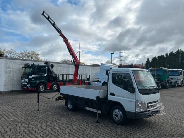 Truck-mounted crane van MITSUBISHI FUSO 5S13 Pritsche + Fassi F40B Kran  4x2