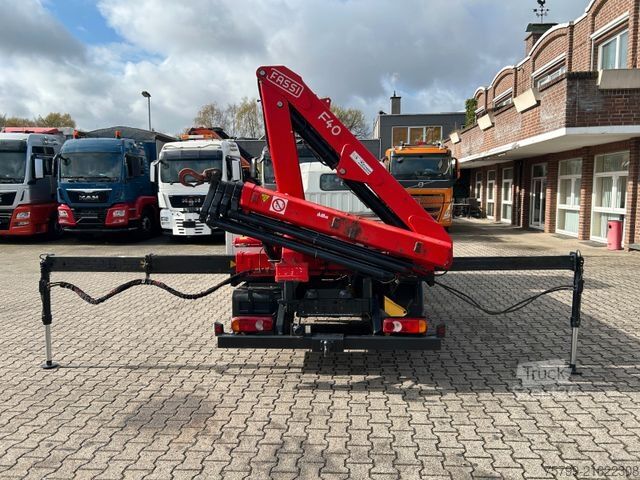 Truck-mounted crane van MITSUBISHI FUSO 5S13 Pritsche + Fassi F40B Kran  4x2
