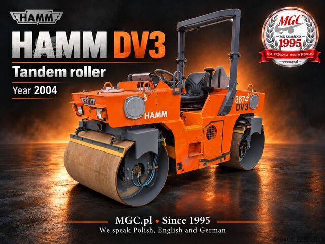 Válec Hamm DV 3.22H / TANDEM ROLLER / SERVICED!