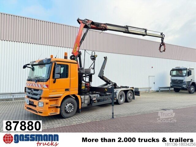 Abrollkipper Mercedes-Benz Actros 2541 L 6x2, Lenkachse, Meiller RK 20.65,
