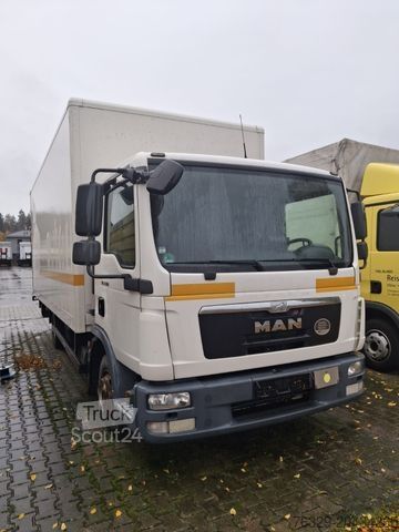 Truck with box body MAN Koffer HB