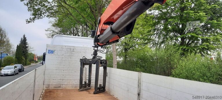 Lapos platós Mercedes-Benz 2545 Actros Pritsche Kran Palfinger PK21001