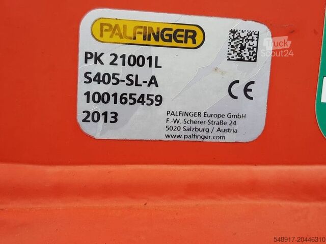 Lapos platós Mercedes-Benz 2545 Actros Pritsche Kran Palfinger PK21001