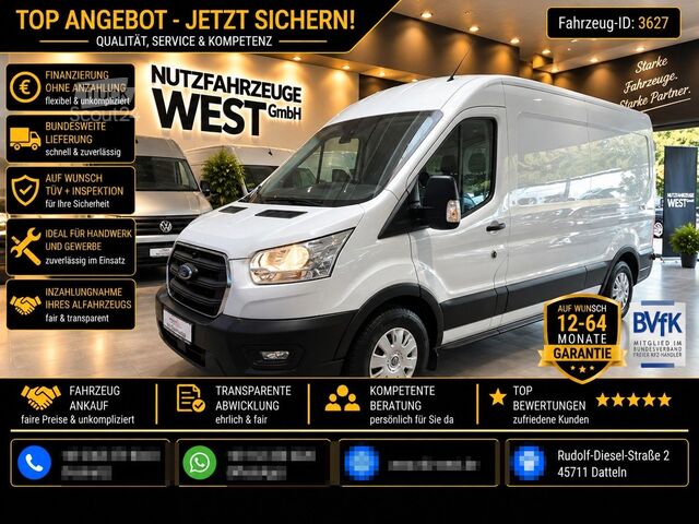 Βαν με ψηλή οροφή FORD Transit TDCI*Hoch+Lang*L3-H2*Garantie*Automatik*