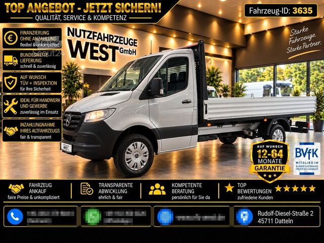 Pick-up furgonas MERCEDES-BENZ Sprinter 314/316 CDI Maxi Pritsche=4.4M*Garantie