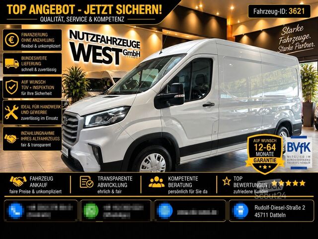 Aukštas mikroautobusas MAXUS Deliver 9 Luxury TDI Hoch+Lang*L3-H2*Garantie*