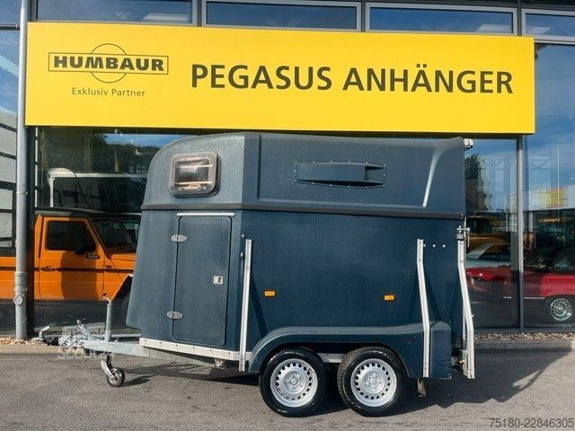 Arklių pervežimo priekaba Alf ALF 2 Pferdeanhänger Viehanhänger Vollpoly 2t.