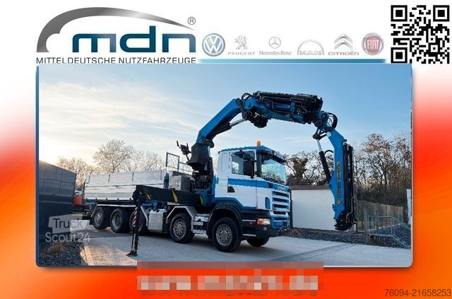Teherautóra szerelt daru SCANIA R470 10x4 KRAN 31m FUNK+Jib+Seilwinde 5./6.