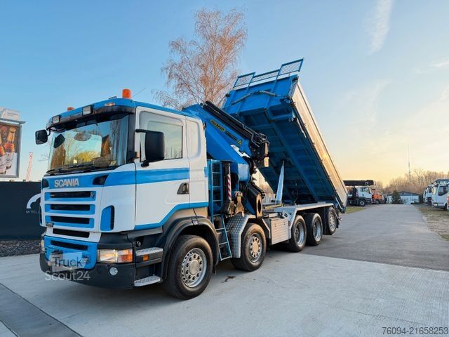 Teherautóra szerelt daru SCANIA R470 10x4 KRAN 31m FUNK+Jib+Seilwinde 5./6.