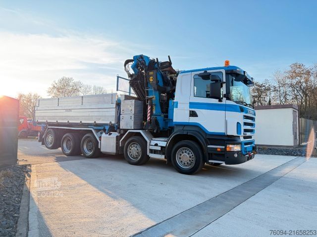 Teherautóra szerelt daru SCANIA R470 10x4 KRAN 31m FUNK+Jib+Seilwinde 5./6.