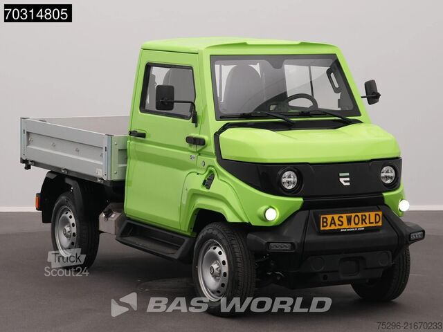 Plataforma de carga EVUM Motors aCar 4x4 Kipper 100% Elektrisch 23kWh Open Laad...