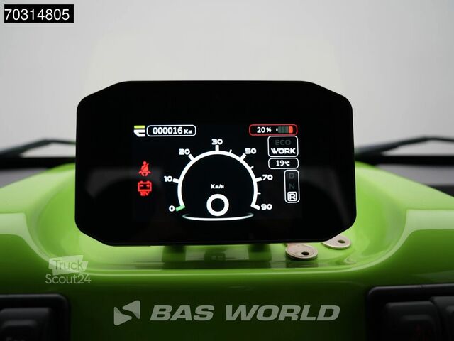 Plataforma de carga EVUM Motors aCar 4x4 Kipper 100% Elektrisch 23kWh Open Laad...