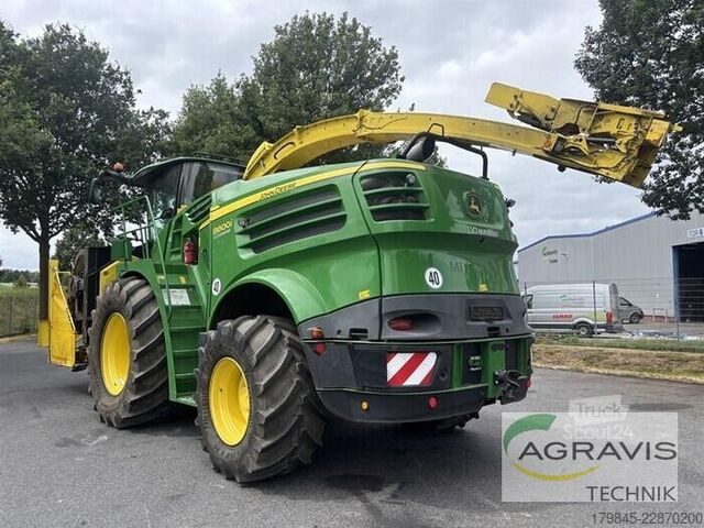 Silppuri John Deere 8800I Allrad + Kemper 490 Plus + Pickup 639