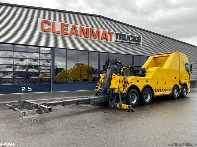 Bergingsvoertuig DAF FAD XF 430 8x4 Manual Steel JIGE Recovery truck