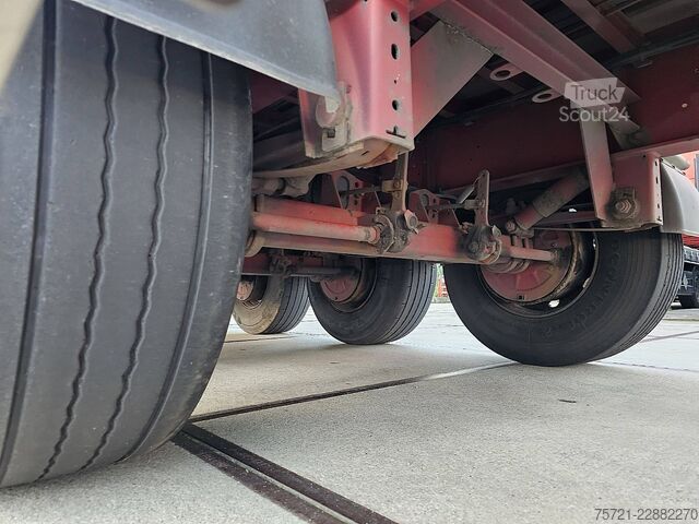 Schiebeplanen GROENEWEGEN DRO-12-27.3 BPW DRUM BRAKES HARD WOOD FLOOR BE ...