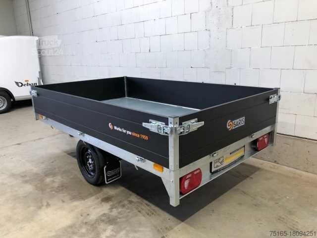 Remolque volquete trilateral Saris K1 256 150 1500 1 E Black Edit Rückwärtskipper