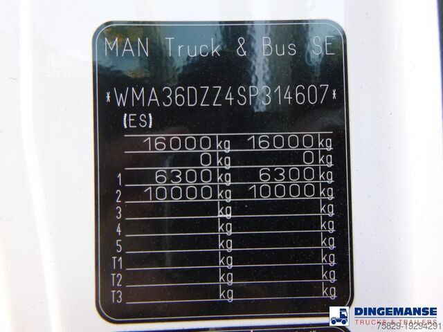 Šasija sa taksijem MAN TGM 13.320 4X4 BL chassis / new/unused