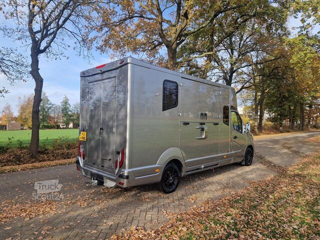 Кінний транспорт Renault Master dubbele cabine 5 zitplaatsen MTM paarden...