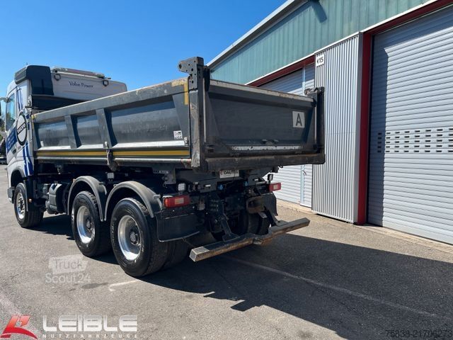 Τρίπλευρο ανατρεπόμενο φορτηγό VOLVO FH 500 6x4 Dautel Kipper*Bordmatik*Rollverdeck