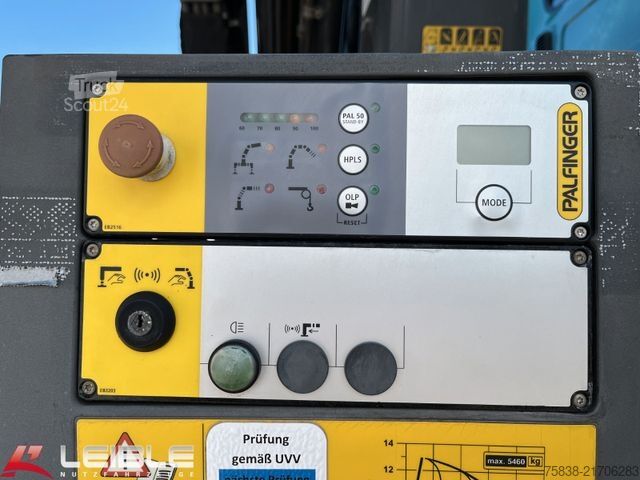 Camión volquete trilateral MERCEDES-BENZ Arocs 1832 Kipper+ Kran Palfinger PK9501*205TKM*