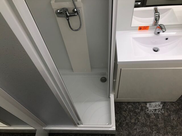 Vonios ir dušo priekaba Rosemeier VE Badanhänger + separates WC Bad- und Duschanhänge