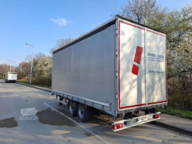 Rimorchio aperto con telone FLIEGL TKF 118, Durchlader, Schiebeplane, ..