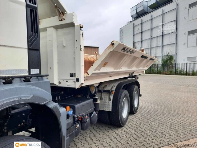 Tre-sidet tipbil MAN 33.510 TGS 6X4 Meiller Bordmatik Retarder
