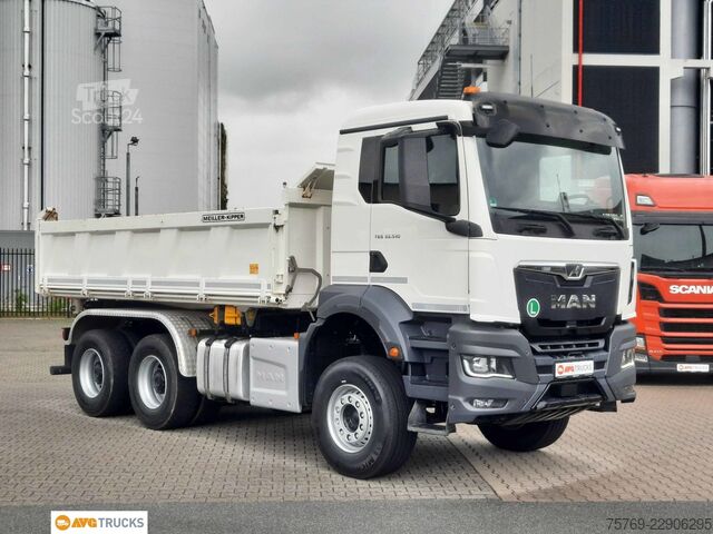 Tipvogn MAN 33.510 TGS 6X4 Meiller Bordmatik Retarder
