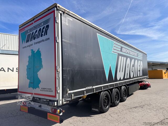 Erhvervskøretøj Kögel 3 Achs Standard Hubdach Liftachse Pal-Kasten