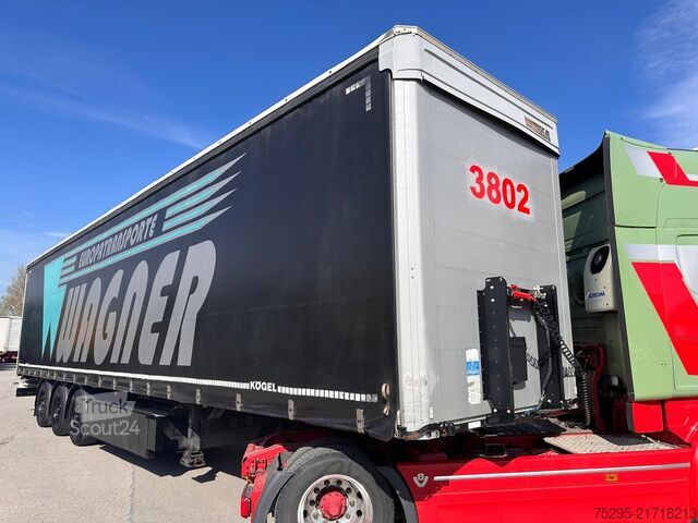 Erhvervskøretøj Kögel 3 Achs Standard Hubdach Liftachse Pal-Kasten