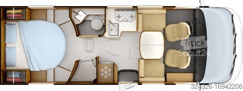 Caravana semiintegrada Hymer/Eriba ML-T 580 Xperience *Elektroheizstab 1800 W*Leder