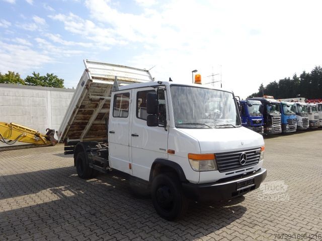 Three-way tipper van MERCEDES-BENZ 816D Doppelkabine MEILLER 3Skipper