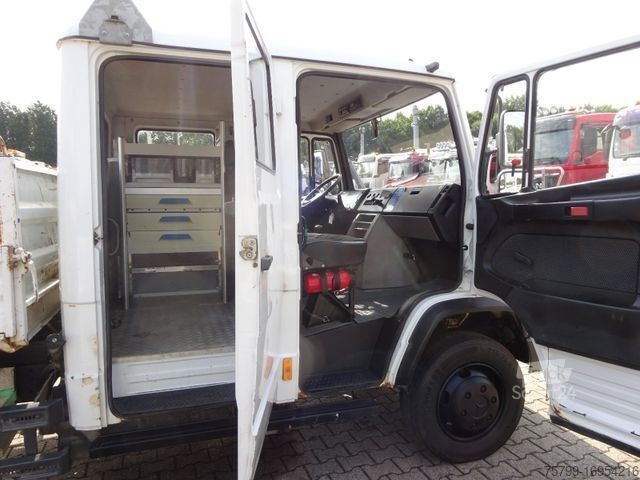 Three-way tipper van MERCEDES-BENZ 816D Doppelkabine MEILLER 3Skipper