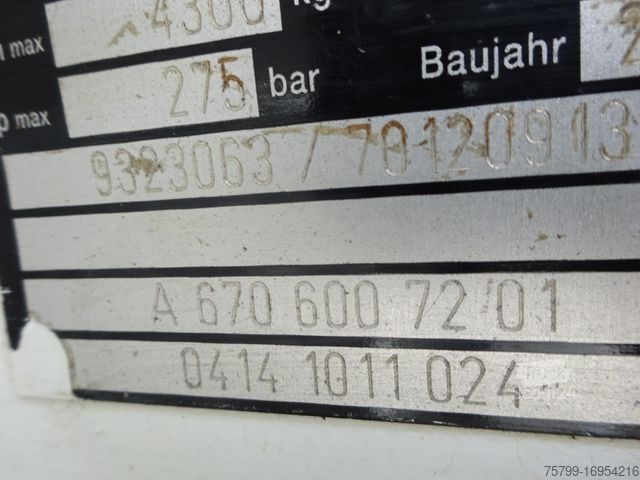 Three-way tipper van MERCEDES-BENZ 816D Doppelkabine MEILLER 3Skipper