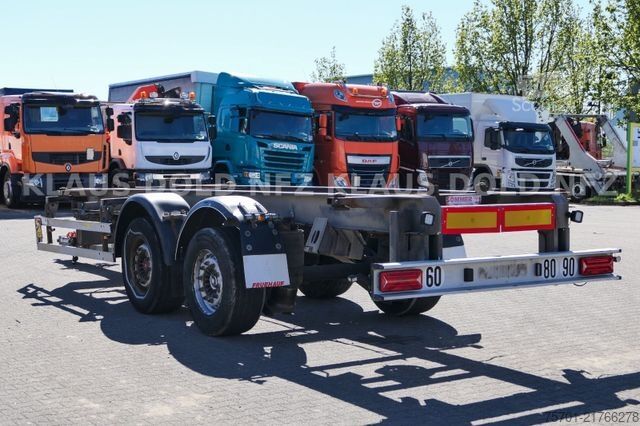 Výmenový podvozkový príves  Tandem BDF Wechselfahrgestell SAF-Achsen