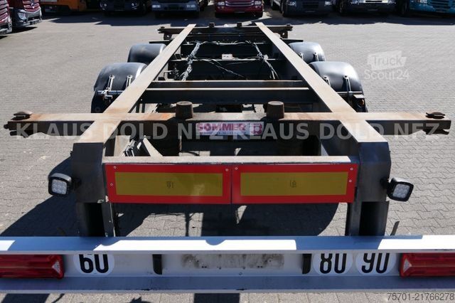 Výmenový podvozkový príves  Tandem BDF Wechselfahrgestell SAF-Achsen
