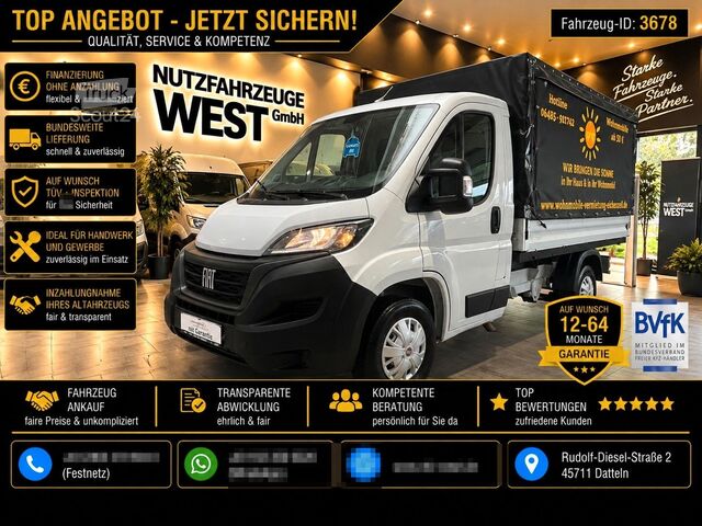 Фургон-шафа з фіранкою FIAT Ducato 2.2 Pritsche+Plane*Navi*Garantie