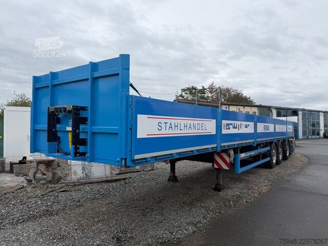 Auflieger mit offener Pritsche WEB-TRAILER 3-Achs.Alcoa.Lenkachse.Liftachse.Stahltransporte