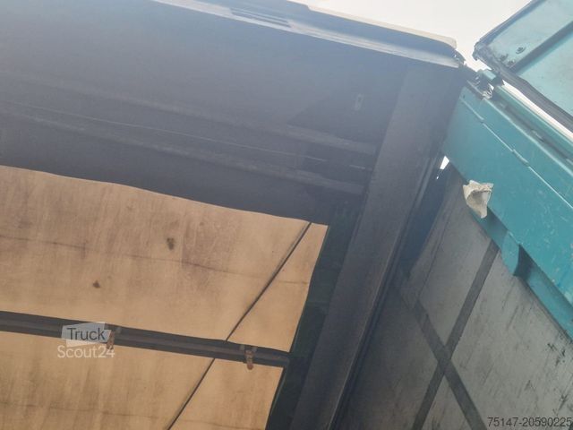 Semi-reboque aberto com lona KRONE 3-Achs Megaliner Hubdach LASI Edscha