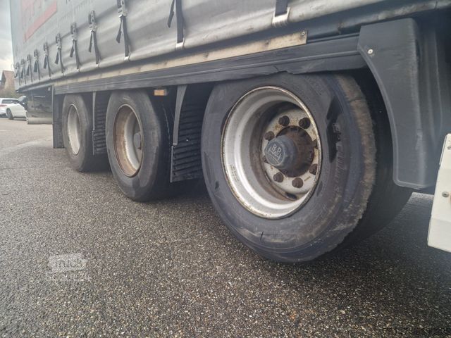 Semirimorchio con telone KRONE 3-Achs Megaliner Hubdach LASI Edscha