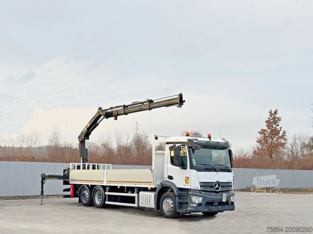 Macara montată pe camion MERCEDES-BENZ ANTOS 2543* HIAB 144 BS - 2 HIDUO /FUNK