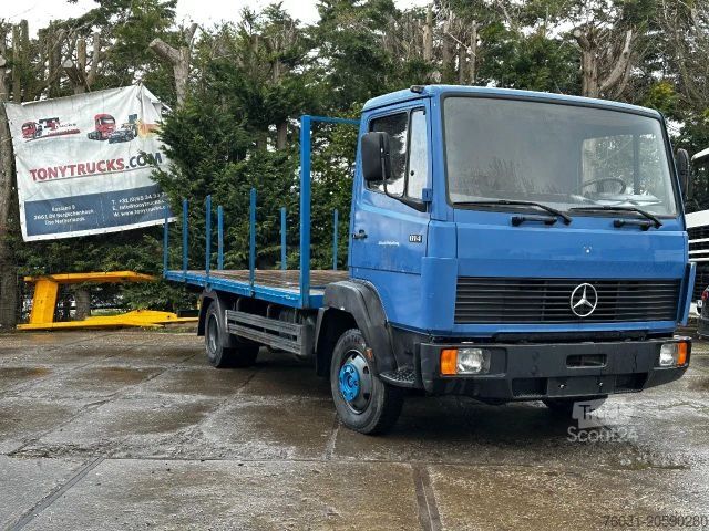 Vrachtauto met open laadbak MERCEDES-BENZ SK 814 4X2 Platform Spring/Spring German truck