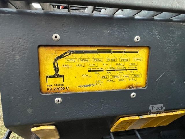 Platforminis sunkvežimis MERCEDES-BENZ Actros 2640 6x4 Pritsche Heckkran PK 27.000 Kran
