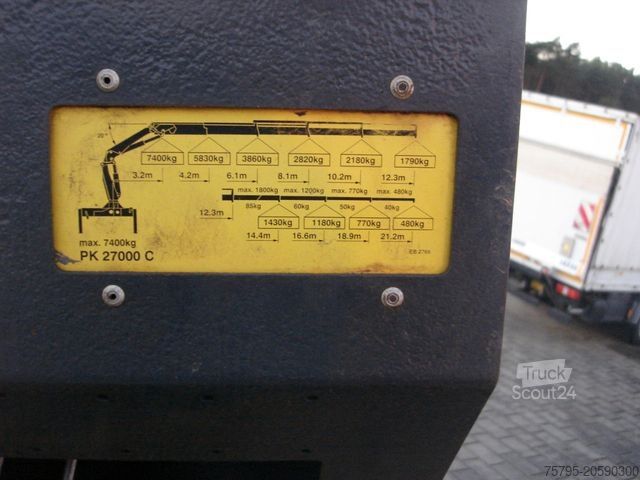 Platforminis sunkvežimis MERCEDES-BENZ Actros 2640 6x4 Pritsche Heckkran PK 27.000 Kran