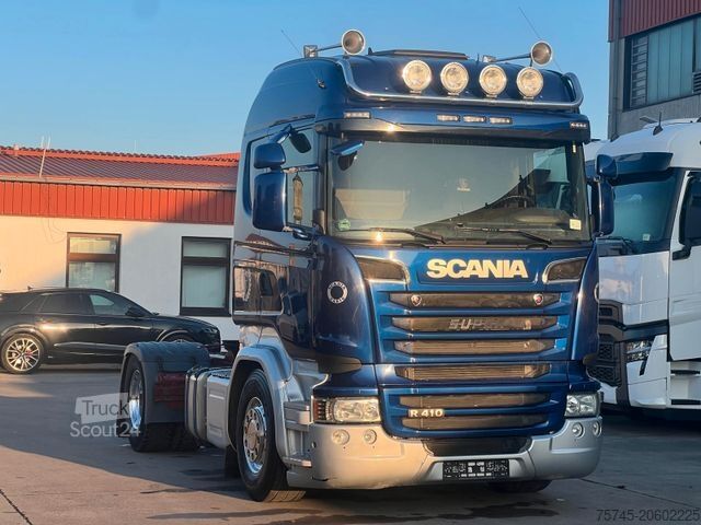 Standard dragbil SCANIA R410 * KIPPHYDRAULIK * ALCOA * 2X TANK *RETARDER