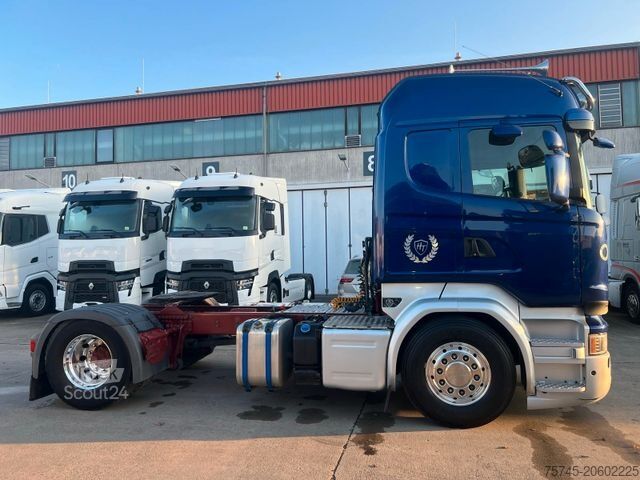 Standard dragbil SCANIA R410 * KIPPHYDRAULIK * ALCOA * 2X TANK *RETARDER